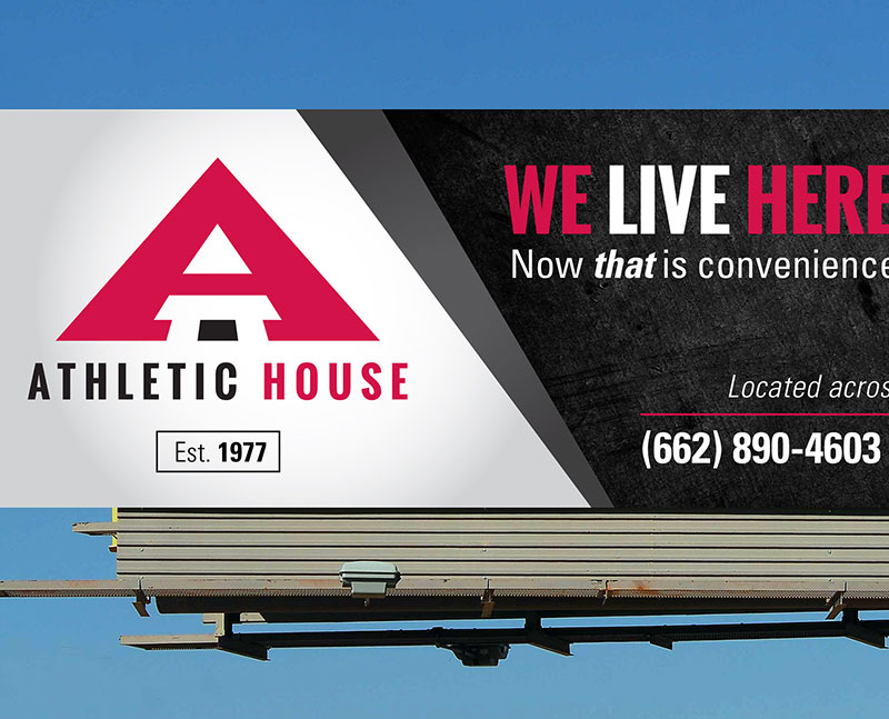 Athletic House Billboard